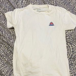 white tee w cute shark